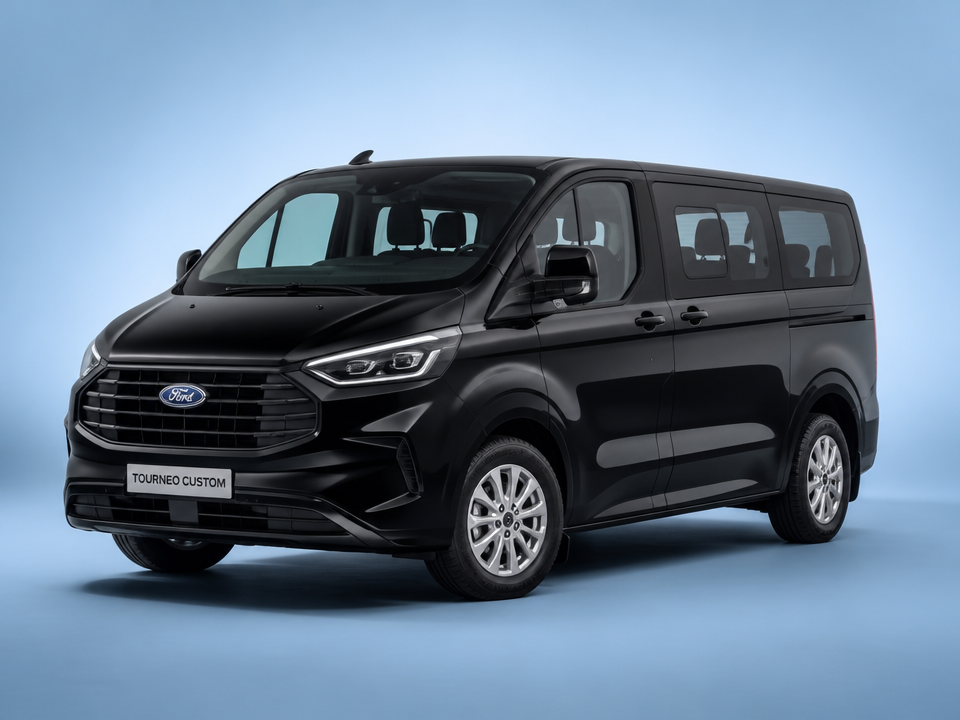 Minibus airport transfer vehicle